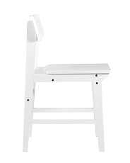 Комплект стульев Stool Group ODEN WOOD WHITE деревянный цвет белый 2шт MH52030 WHITE X2 3