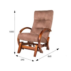 Кресло-качалка Мебелик Мэтисон 006492 2