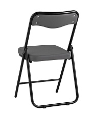 Складной стул Stool Group Джонни экокожа серый каркас черный матовый fb-jonny-eco-17 5