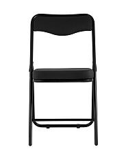 Складной стул Stool Group Джонни экокожа черный каркас черный матовый fb-jonny-black 2