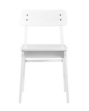Комплект стульев Stool Group ODEN WOOD WHITE деревянный цвет белый 2шт MH52030 WHITE X2 2