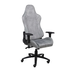 Игровое кресло AksHome Titan серый, ретро-велюр 83801