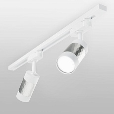 Трековый светильник Elektrostandard Mizar GU10 MRL 1007 белый/серебро a047375 1
