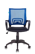 Офисное кресло Бюрократ CH-695N/BL/TW-11 спинка сетка синий TW-05 сиденье черный TW-11 1