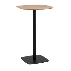 Барный стол Stool Group Form 60*60 светлое дерево/черный УТ000036017