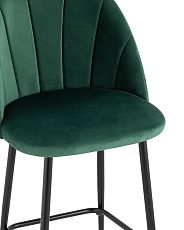 Полубарный стул Stool Group Логан велюр зелёный AV 413-Cdf-08(PP) 1