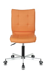 Офисное кресло Бюрократ оранжевый искусственная кожа CH-330M/OR-20 3