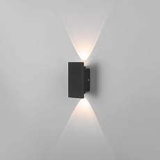 Уличный настенный светодиодный светильник Elektrostandard Mini Light 35154/D черный a060883 1
