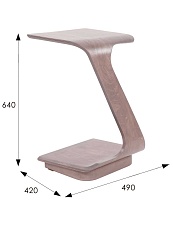 Приставной стол Мебелик Неро 005500 2