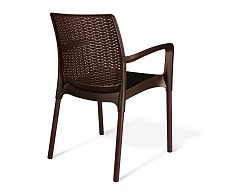 Садовое кресло Sheffilton SHT-S68 коричневый/коричневый муар (цинк) 4803229202 1