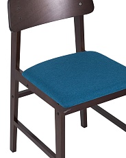 Комплект стульев Stool Group ODEN S NEW мягкое сидение синее 2 шт. MH52035 H3221-7 STEEL BLUEx2 KOROB 5