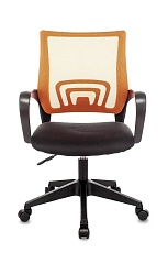 Офисное кресло Topchairs ST-Basic оранжевый TW-38-3 сиденье черный TW-11 сетка/ткань ST-BASIC/OR/TW-11 1