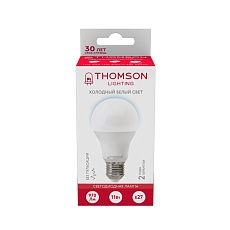 Лампа светодиодная Thomson E27 11W 6500K груша матовая TH-B2303 2
