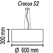 Подвесной светильник TopDecor Crocus Glade S2 01 09g 1