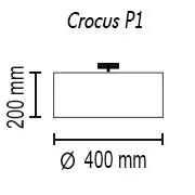 Потолочный светильник TopDecor Crocus Glade P1 01 03g 1