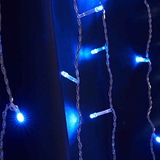 Светодиодная гирлянда Feron Бахрома 230V синяя без мерцания CL22 32345 1