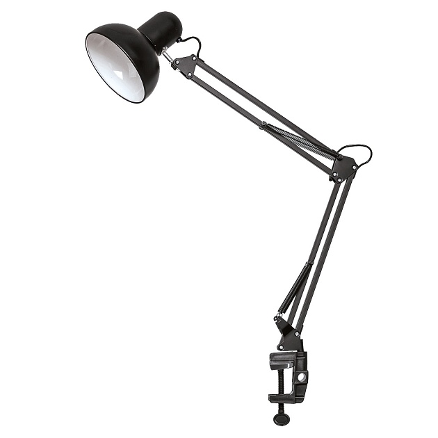 Настольная лампа на струбцине Gerhort 800B BK фото 