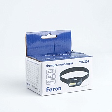 Налобный светодиодный фонарь Feron TH2309 аккумуляторный 70х20 200 лм 41713 1