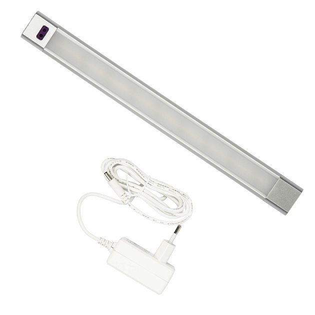 Мебельный светодиодный светильник Uniel ULI-F47-5W/4500K/Dim Sensor IP20 Silver UL-00008284 фото 