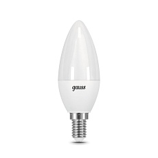 Лампа светодиодная Gauss E14 9.5W 6500K матовая 103101310 4