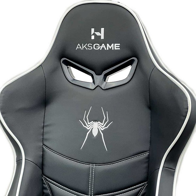 Игровое кресло AksHome Spiderman черный, экокожа 80352 фото 5