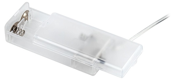 Светодиодная гирлянда ЭРА нить Жемчуг от батареек постоянный теплый белый ЕGNIG - ZH Б0055992 фото 4