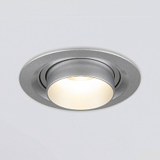Встраиваемый светодиодный светильник Elektrostandard 9920 LED 15W 4200K серебро a052479 2
