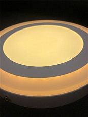 Настенно-потолочный светодиодный светильник Elvan NLS-500R-12/4-WW/NH-Wh 2