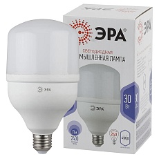 Лампа светодиодная ЭРА E27 30W 6500K матовая LED POWER T100-30W-6500-E27 Б0049597 1