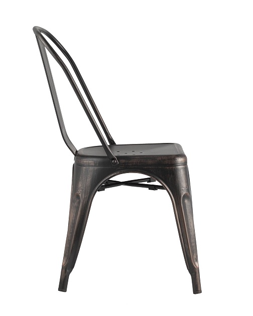 Барный стул Tolix черный/патина золото YD-H440B MS-01-1 фото 2