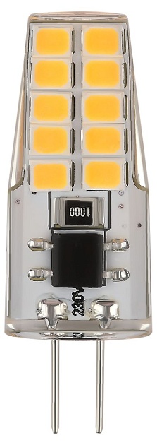 Лампа светодиодная ЭРА G4 2,5W 2700K прозрачная LED-JC-2,5W-220V-SLC-827-G4 Б0049091 фото 4