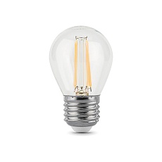 Лампа светодиодная филаментная Gauss E27 9W 4100К прозрачная 105802209 3