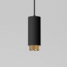 Подвесной светильник Elektrostandard Nubis 50122/1 GU10 черный/золото a064791 1