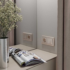 Рамка Werkel Stream на 2 поста шампань W0022111 4690389162244 1