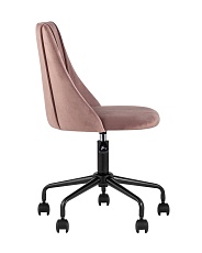 Поворотное кресло Stool Group Сиана велюр розовый CIAN ROSE 2