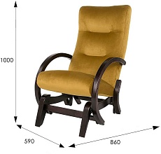 Кресло-качалка Мебелик Мэтисон 006472 2