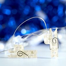 Светодиодная гирлянда Feron Прищепки USB теплый белый без мерцания CL574 41652 1