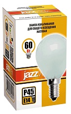 Лампа накаливания Jazzway E14 60W 2700K матовая 3320317 1