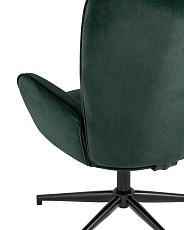 Поворотное кресло Stool Group Филадельфия регулируемое черная ножка велюр серо-зеленый FUCHS FLY1919-15 4
