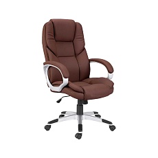 Кресло руководителя AksHome Leon коричневый, экокожа 44098 2