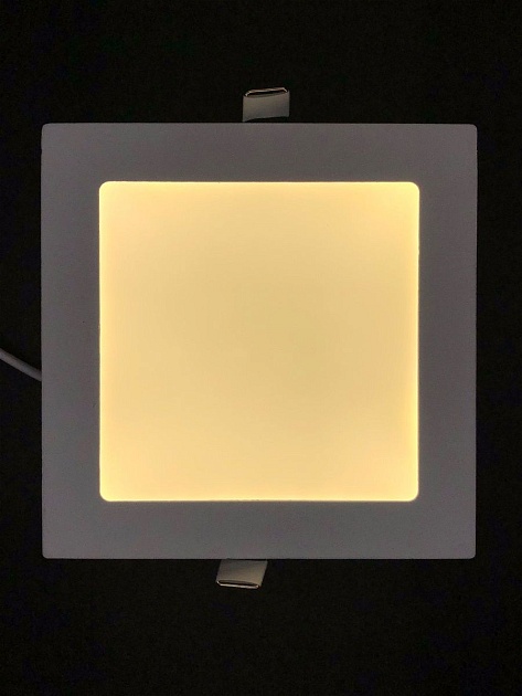 Встраиваемый светодиодный светильник Elvan VLS-102SQ-12W-WH-Wh фото 5