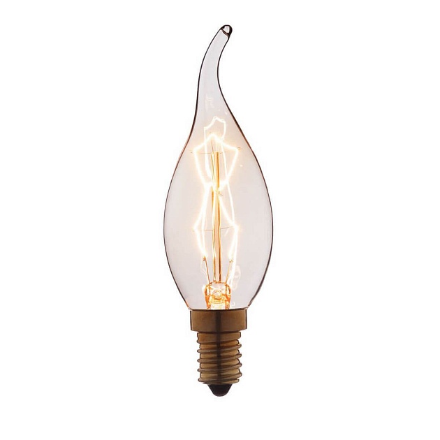 Лампа накаливания E14 40W прозрачная 3540-TW фото 