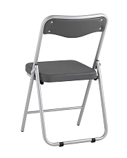 Складной стул Stool Group Джонни экокожа серый каркас металлик fb-jonny-eco-17met 5