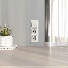 Выключатель одноклавишный Werkel перламутровый рифленый W1110013 4690389160783 3