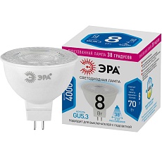 Лампа светодиодная ЭРА LED Lense MR16-8W-840-GU5.3 Б0054939 2