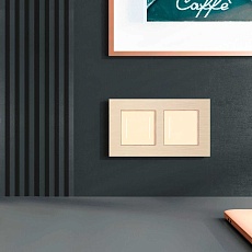 Рамка Werkel AluMax на 2 поста шампань W0023511 4690389204050 1