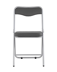 Складной стул Stool Group Джонни экокожа серый каркас металлик fb-jonny-eco-17met 2
