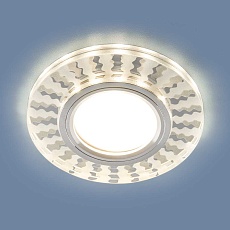 Встраиваемый светильник Elektrostandard 2248 MR16 SL/WH зеркальный/белый a047761 2