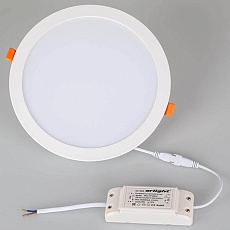 Встраиваемый светодиодный светильник Arlight DL-BL225-24W Warm White 021444 4