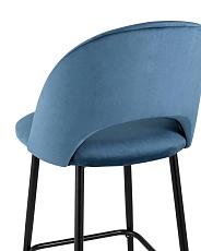 Полубарный стул Stool Group Меган велюр пыльно-синий AV 415-H58-08(PP) 5